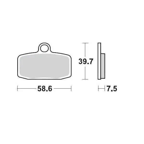 Moto-Master remblokken sintered metaal