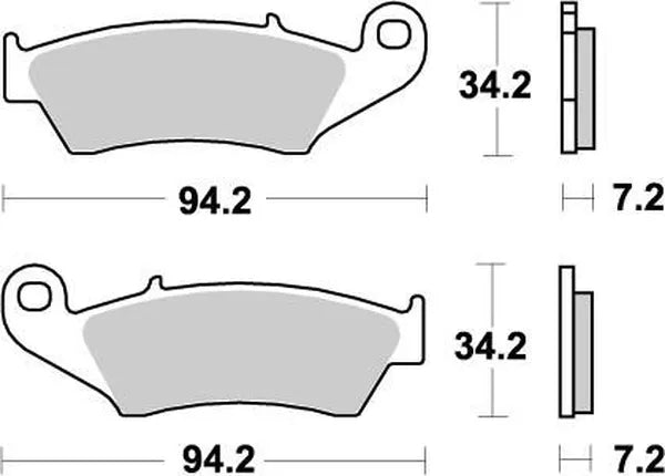 Moto-Master remblokken sintered metaal - Beta (1997-2026)