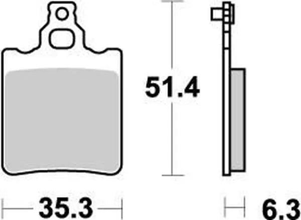 Moto-Master brake pad nitro - Ktm (2000-2003)