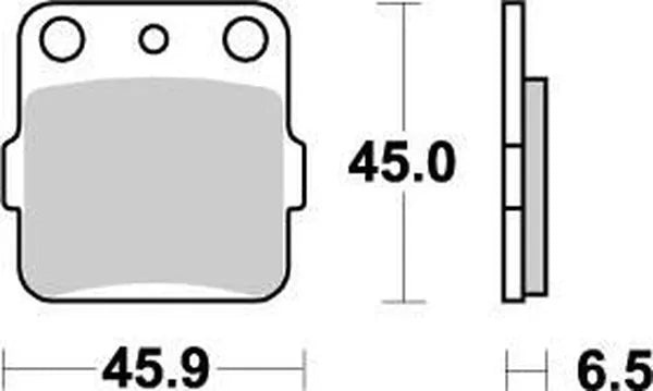 Moto-Master remblokken sintered metaal - Yamaha YZ-85 (2002-2026)