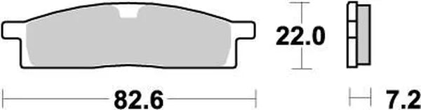 Moto-Master remblokken sintered metaal - Yamaha YZ-65 / YZ-85 (2002-2026)