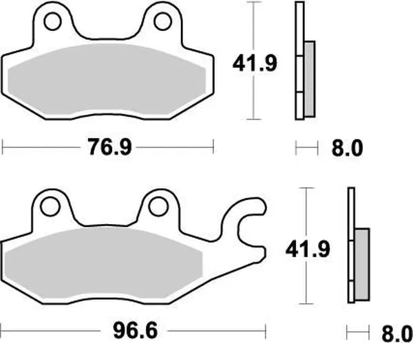 Moto-Master remblokken sintered metaal - Arcticcattextron (1989-2025)