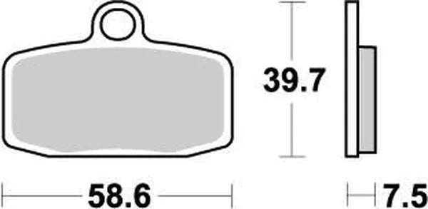Moto-Master remblokken sintered metaal - Gasgas (2012-2022)
