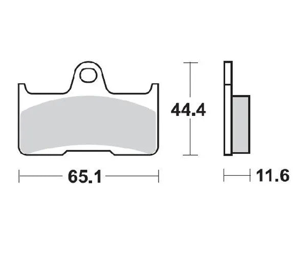 Moto-Master remblokken sintered metaal - Cfmoto (2002-2023)