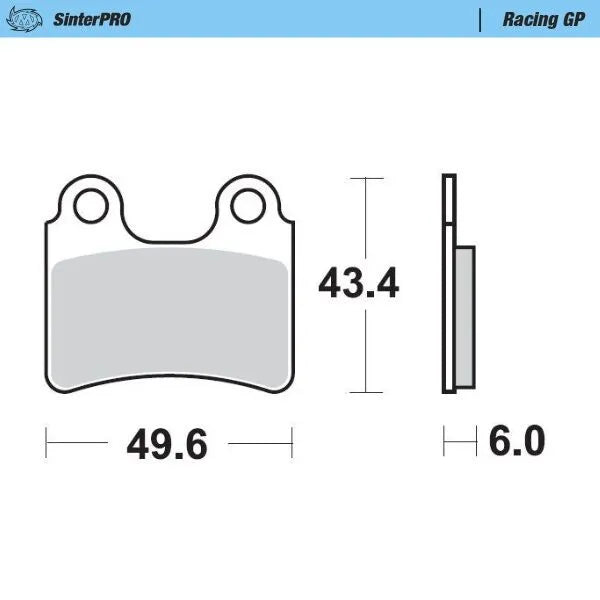 Moto-Master remblokken sintered metaal