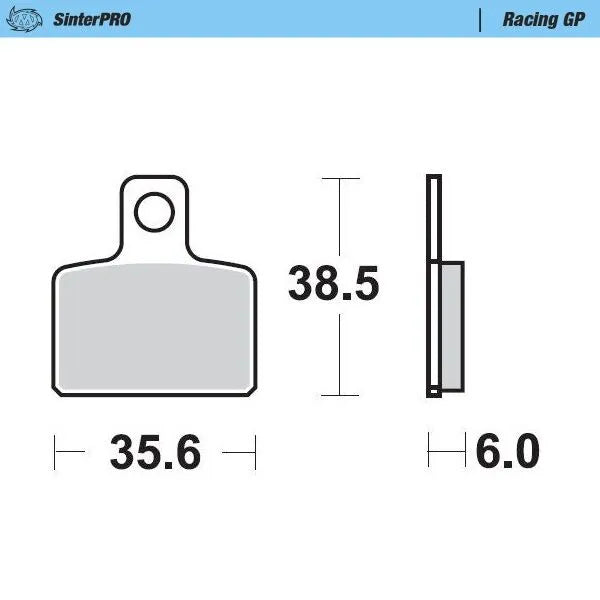 Moto-Master remblokken sintered metaal