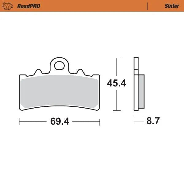 Moto-Master remblokken sintered metaal - Bmw (2013-2024)
