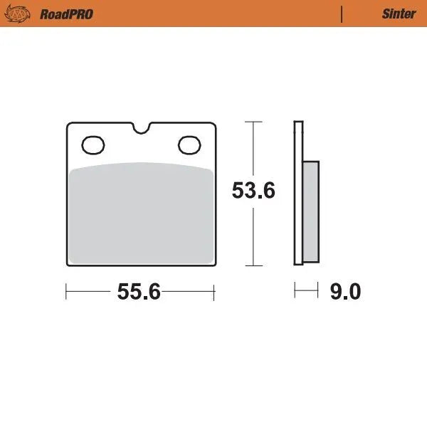 Moto-Master brake pad sinter rear - Benelli (1974-2013)