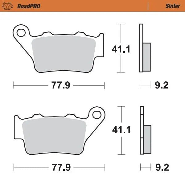Moto-Master remblokken sintered metaal - Aprilia (1997-2024)