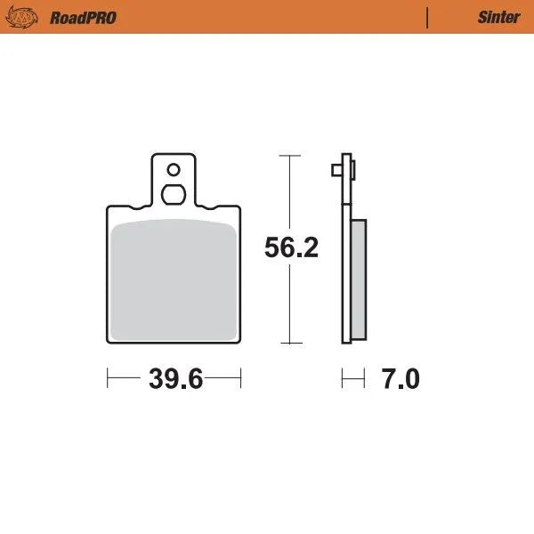 Moto-Master remblokken sintered metaal - Aprilia (1977-2010)