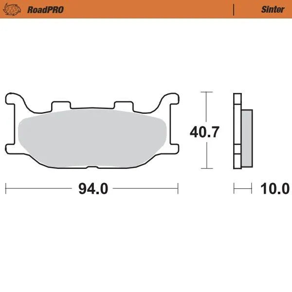 Moto-Master remblokken sintered metaal - Keeway (1993-2017)