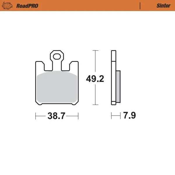 Moto-Master remblokken sintered metaal - Suzuki GSX R-1000 (2003)