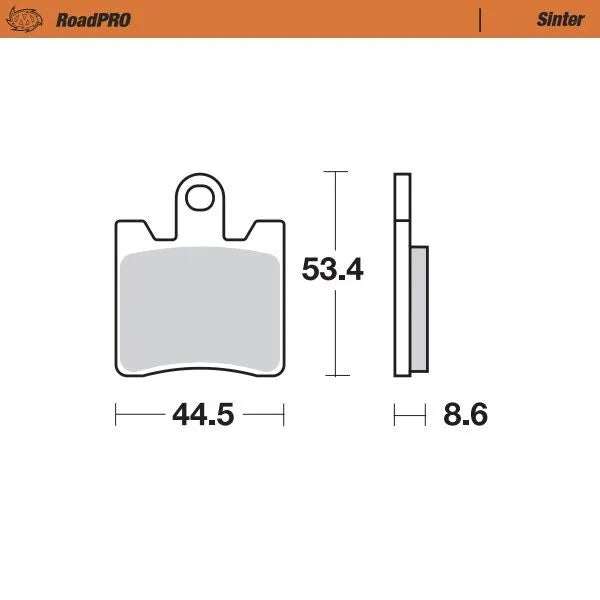 Moto-Master remblokken sintered metaal - Triumph (2006-2024)