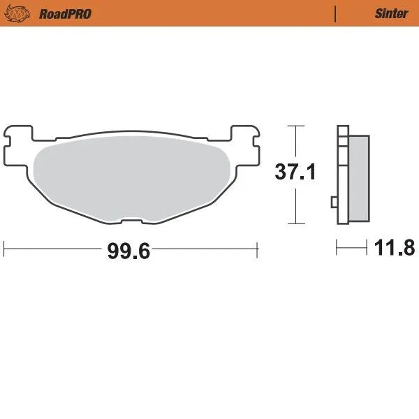 Moto-Master remblokken sintered metaal - Yamaha (2005-2013)