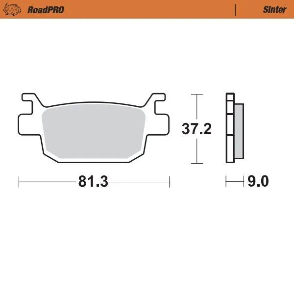 Moto-Master remblokken sintered metaal - Honda ADV-350 (2022-2024)