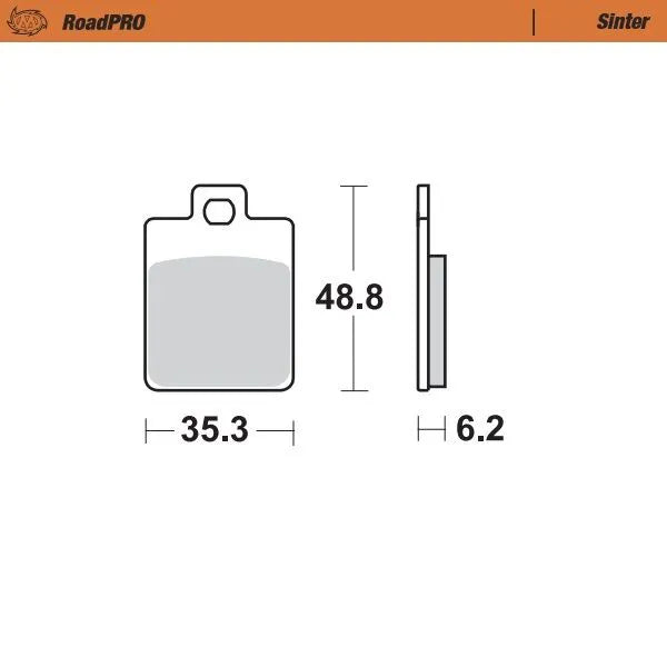 Moto-Master brake pad scooter - Gilera (1995-2020)