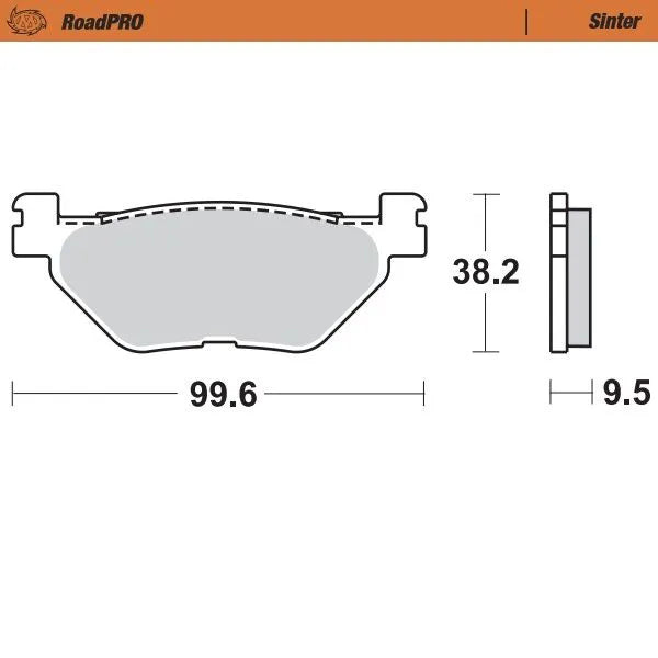 Moto-Master remblokken sintered metaal - Hyosung (2001-2022)