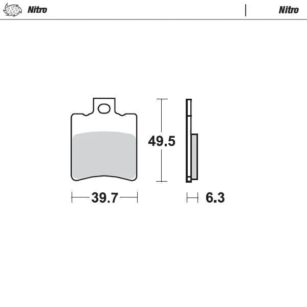 Moto-Master brake pad nitro - Aprilia (1992-2016)