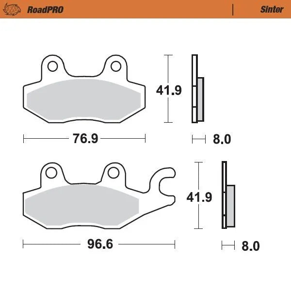 Moto-Master brake pad scooter - Benelli (2007-2024)