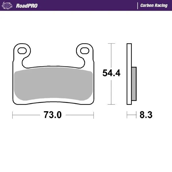 Moto-Master remblokken sintered metaal carbon
