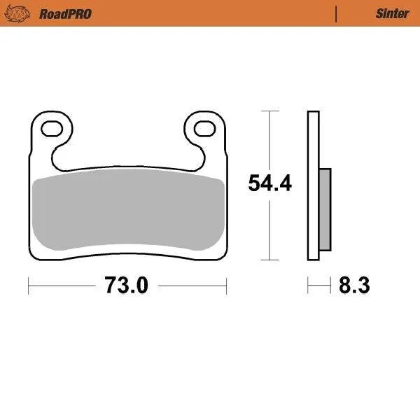 Moto-Master remblokken sintered metaal - Bmw (2018-2024)