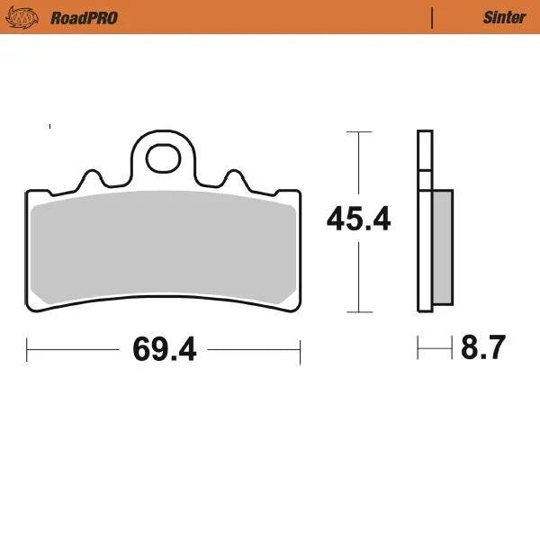 Moto-Master brake pad scooter - Bmw (2019-2024)