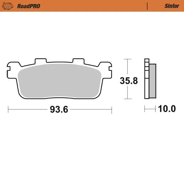 Moto-Master brake pad scooter - Kymco (2006-2020)