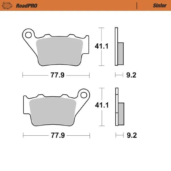 Moto-Master remblokken sintered metaal - Bmw (2000-2024)