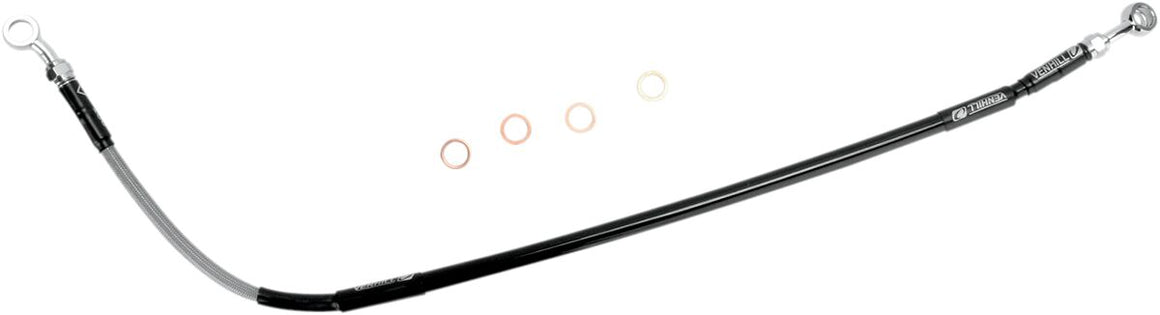 MOOSE Racing remslang roestvrij staal zilver - Honda (2002-2018) | Femon Parts
