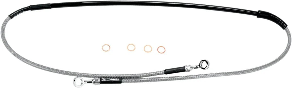 MOOSE Racing remslang roestvrij staal zilver - Kawasaki (2004-2018)
