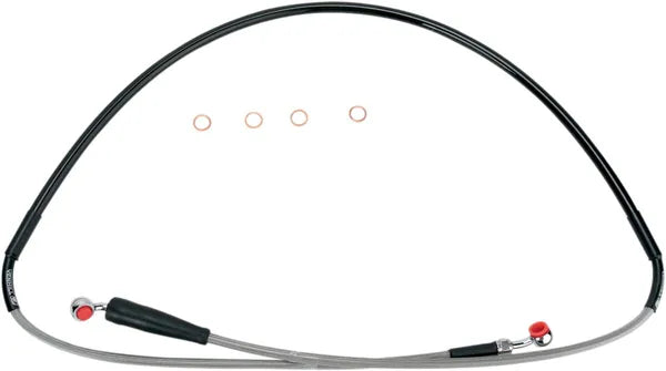 MOOSE Racing remslang roestvrij staal zilver - Suzuki DR Z-400 SM (2005-2008) | Femon Parts