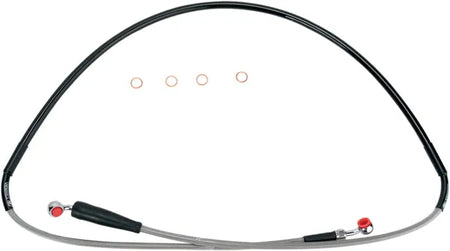 MOOSE Racing remslang roestvrij staal zilver - Suzuki DR Z-400 SM (2005-2008) | Femon Parts