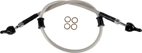 MOOSE Racing remslang roestvrij staal zilver | Femon Parts
