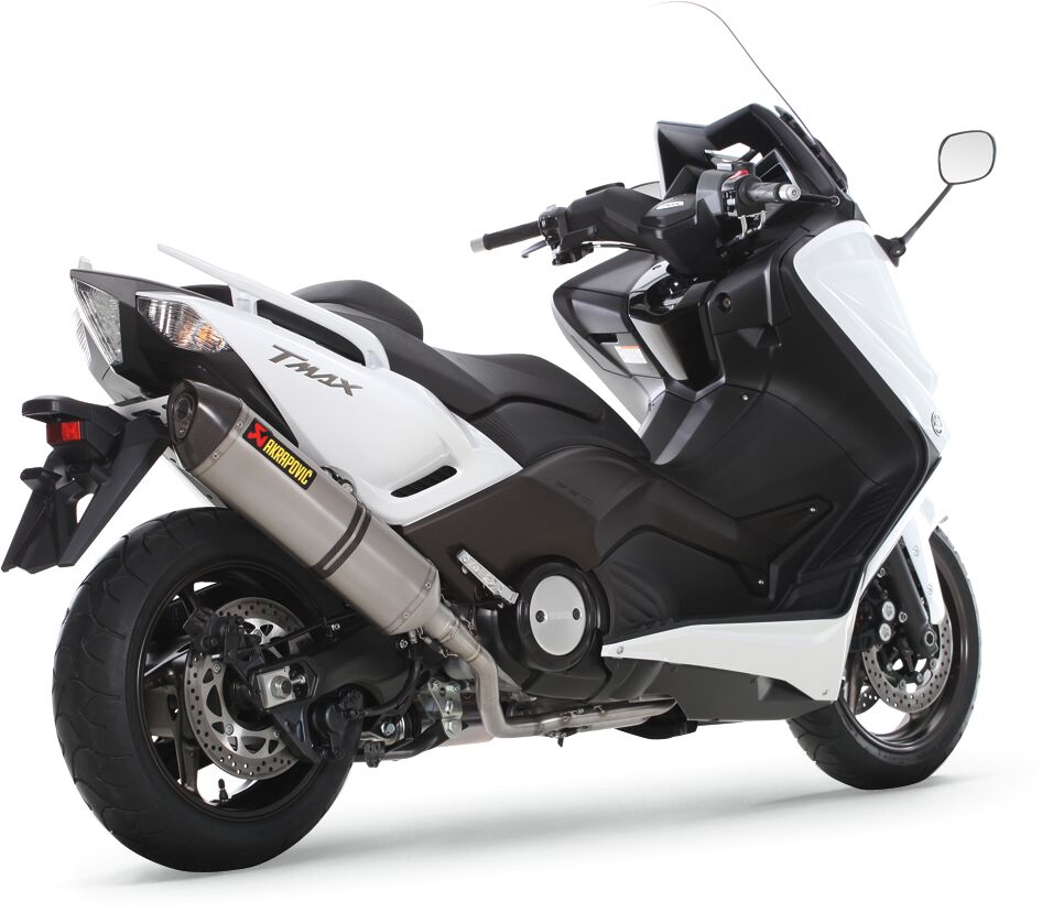 Akrapovic Racing Line complete exhaust system silver - Yamaha T-Max / T-Max Black Max etc. (2008-2016)