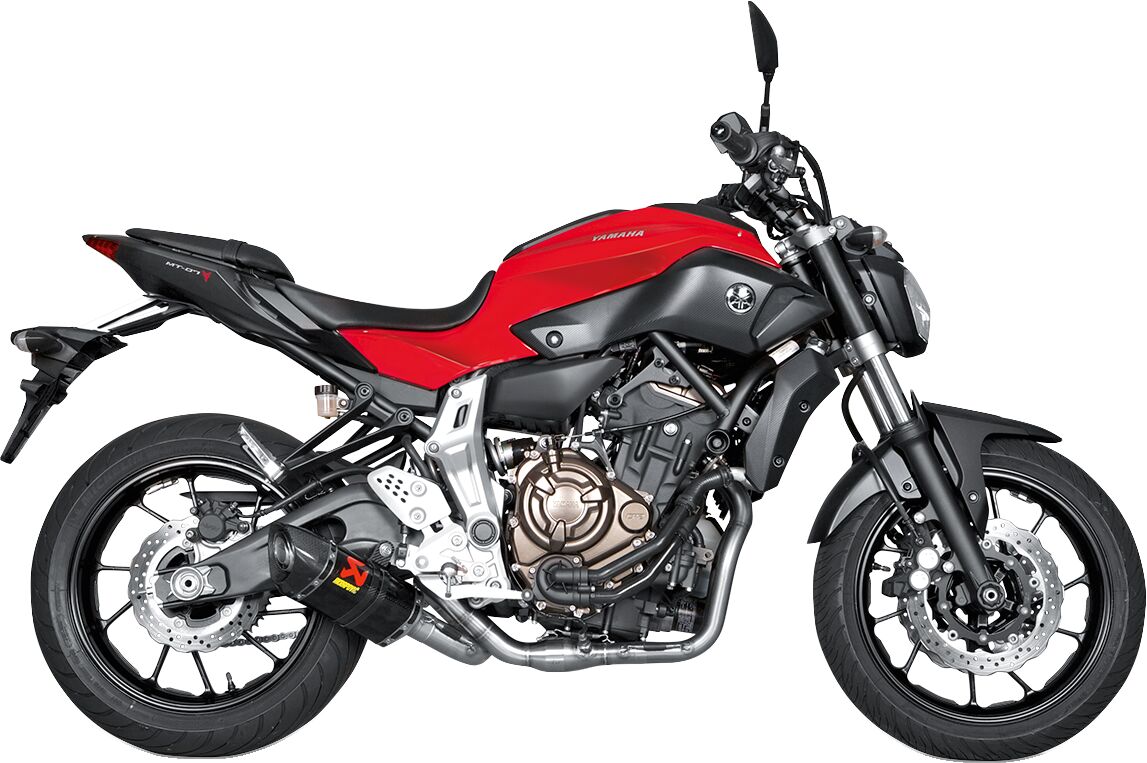 Akrapovic exhaust rac ss/cf mt-07 - Yamaha MT-07 / XSR-700 (2014-2024) | Femon Parts