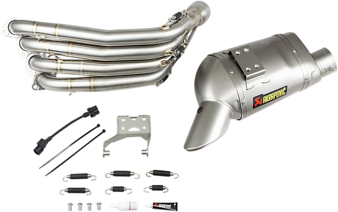 Akrapovic Racing Line volledig uitlaatsysteem titanium - Honda CB-650 F / CBR-650 F (2014-2016) | Femon Parts