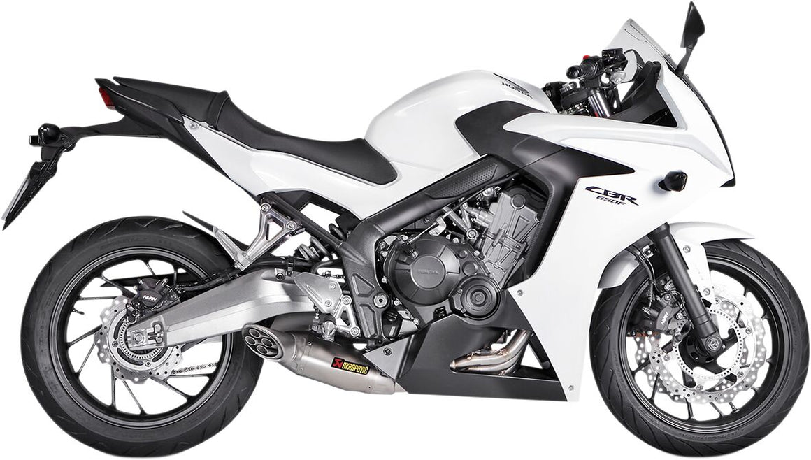 Akrapovic Racing Line volledig uitlaatsysteem titanium - Honda CB-650 F / CBR-650 F (2014-2016) | Femon Parts