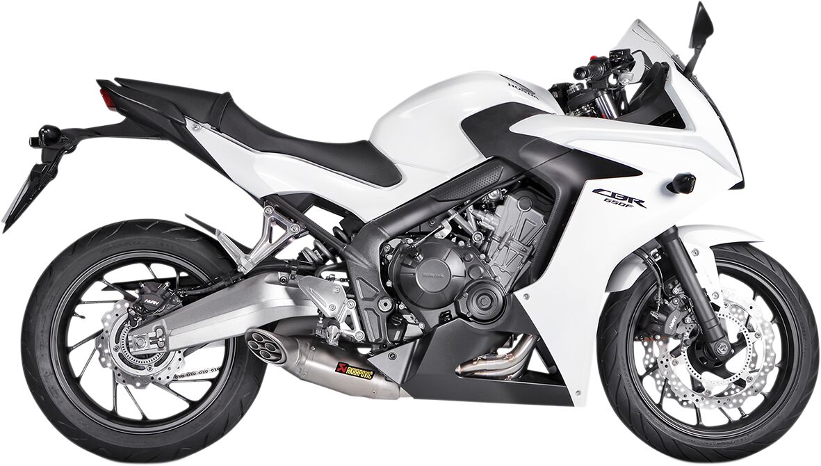 Akrapovic Racing Line volledig uitlaatsysteem titanium - Honda CB-650 F / CBR-650 F (2014-2016) | Femon Parts