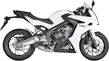 Akrapovic Racing Line volledig uitlaatsysteem titanium - Honda CB-650 F / CBR-650 F (2014-2016) | Femon Parts