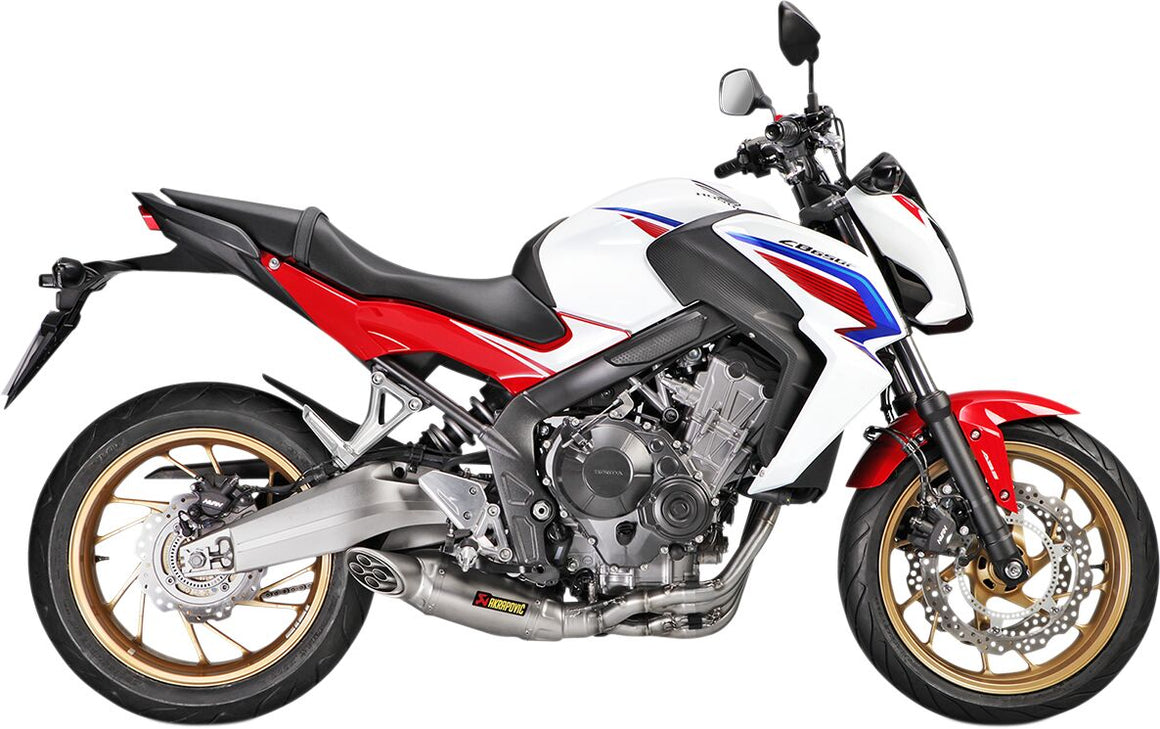 Akrapovic Racing Line volledig uitlaatsysteem titanium - Honda CB-650 F / CBR-650 F (2014-2016) | Femon Parts
