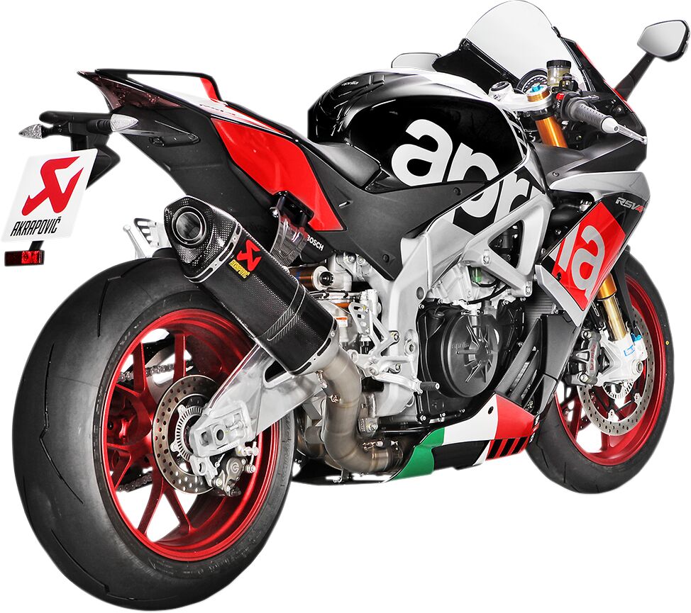 Akrapovic Evolution Line volledig uitlaatsysteem zwart - Aprilia TUONO V4 1100 (2017-2020) | Femon Parts