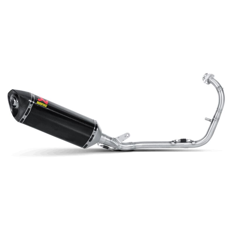 Akrapovic Racing Line volledig uitlaatsysteem zwart - Yamaha YZF R125 (2008-2009) | Femon Parts