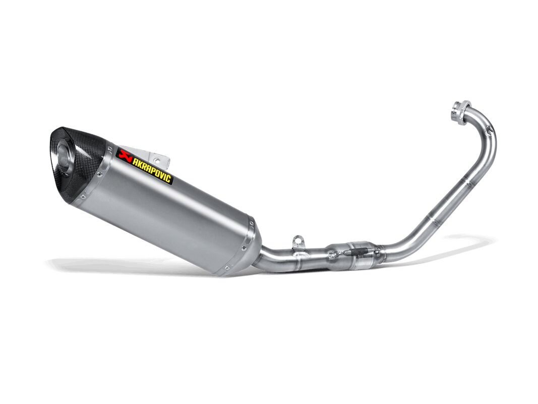 Akrapovic Racing Line volledig uitlaatsysteem zwart - Yamaha YZF R125 (2014-2018) | Femon Parts