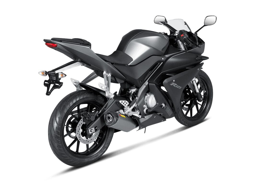 Akrapovic Racing Line volledig uitlaatsysteem zwart - Yamaha YZF R125 (2014-2018) | Femon Parts