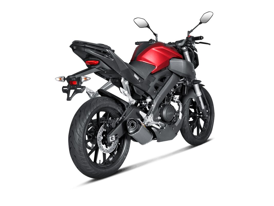 Akrapovic Racing Line volledig uitlaatsysteem zwart - Yamaha YZF R125 (2014-2018) | Femon Parts