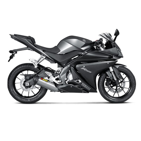 Akrapovic Racing Line volledig uitlaatsysteem zwart - Yamaha YZF R125 (2014-2018) | Femon Parts