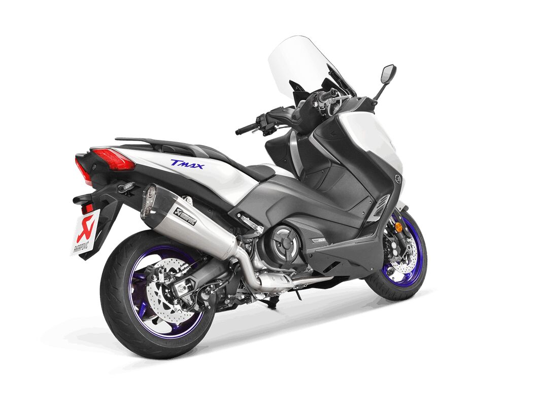 Akrapovic Racing Line volledig uitlaatsysteem zwart - Yamaha T-Max / T-Max DX e.a. (2017-2019) | Femon Parts
