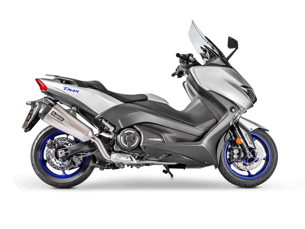 Akrapovic Racing Line volledig uitlaatsysteem zwart - Yamaha T-Max / T-Max DX e.a. (2017-2019) | Femon Parts