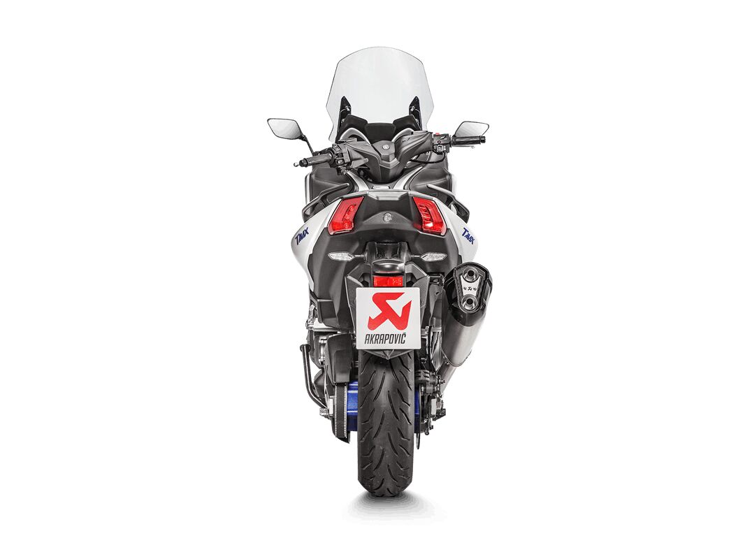 Akrapovic Racing Line volledig uitlaatsysteem zwart - Yamaha T-Max / T-Max DX e.a. (2017-2019) | Femon Parts