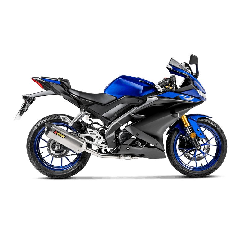 Akrapovic Racing Line volledig uitlaatsysteem zwart - Yamaha YZF R125 (2019-2020) | Femon Parts